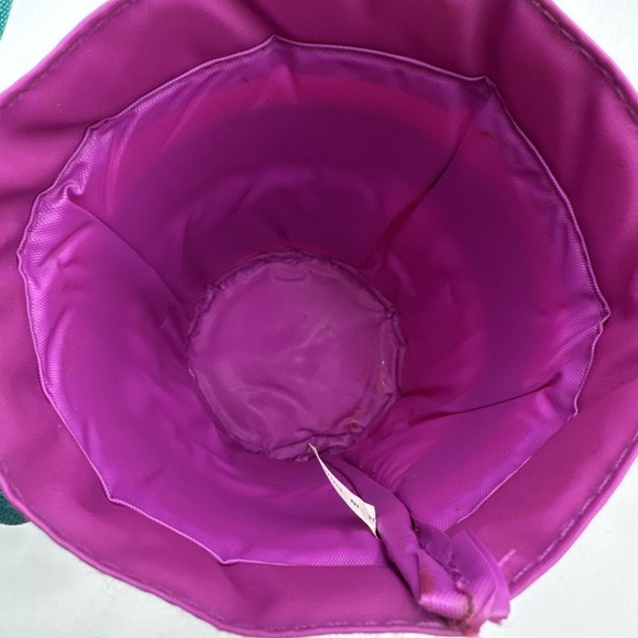 Vtg Tupperware #2414B-4 Thirst Quake 30oz Purple Drink Tumbler Lid Bag Holder - Picture 8 of 14